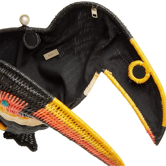 SERPUI Toucan Wicker Crossbody / Clutch Bag - Picture 4 of 14